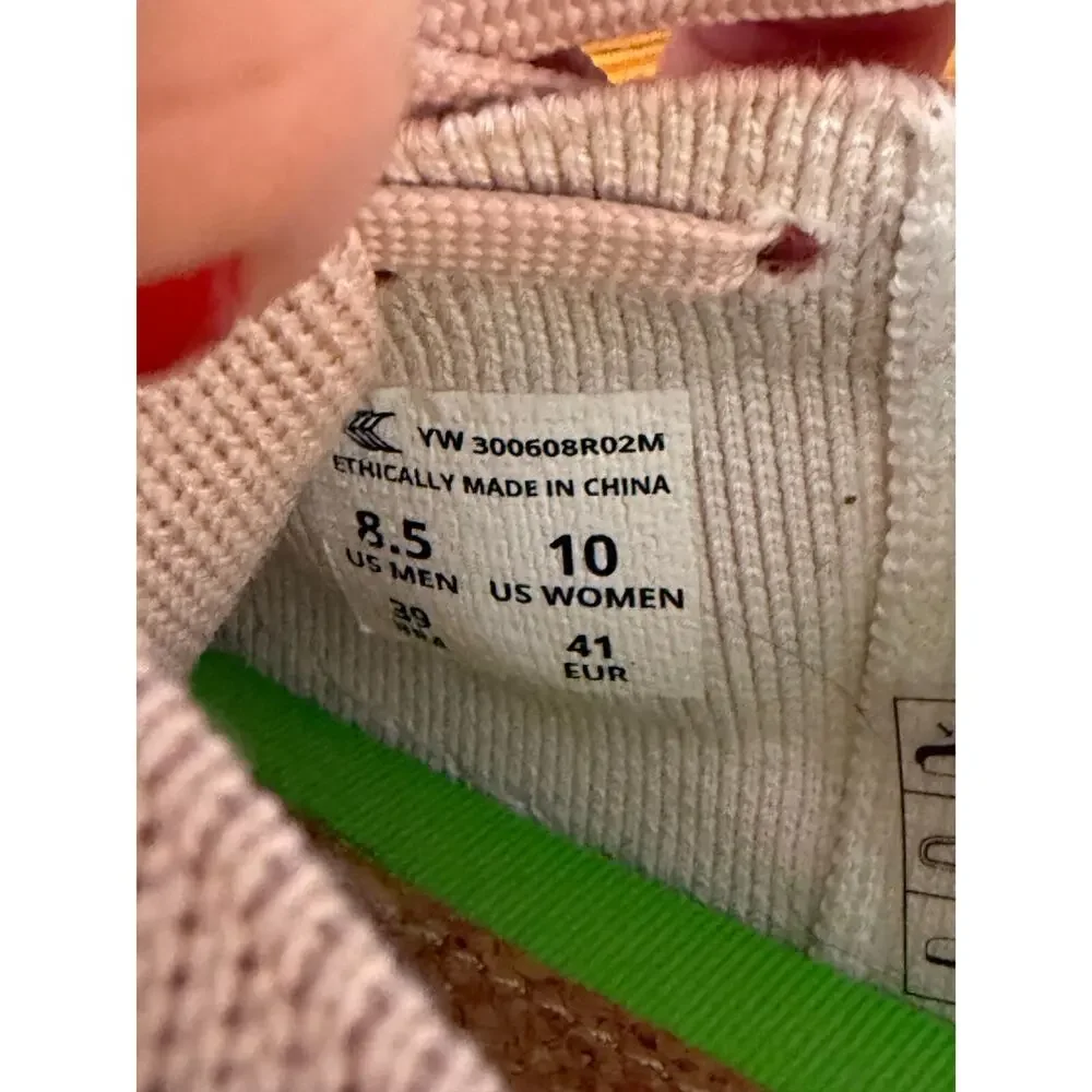 Cariuma IBI Low Rose Knit Shoes Sneakers Pink Cream Womens Size 10 - Picture 7 of 8